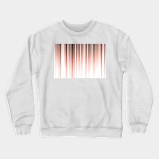 Aurora, coral pink vertical lines, pastel colours of the first rays sun light Crewneck Sweatshirt